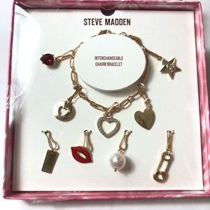 Steve Madden Interchangeable Charm Bracelet